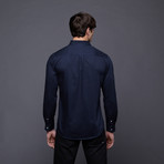 Kinetix // Signature Woven Button-Up // Navy (L)