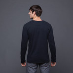 Kinetix // Naples Long-Sleeve Henley // Black (M)