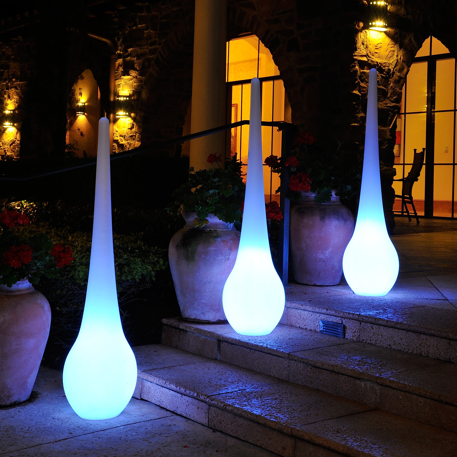 Celestial // Multi-Color LED Floor Lamp with Remote - Contempo Lights