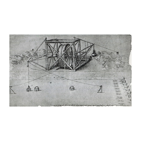 Excavator for Canal Construction // 1478-1518 (9.63"L x 16.25"W x 2"H)