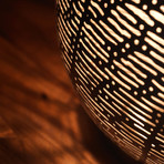 Round Metal Lamp // Cutout Line