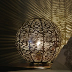 Round Metal Lamp // Cutout Line