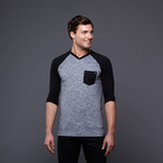 Buzz Raglan // Black (M)