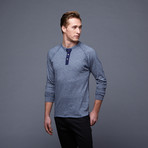 Super Soft Henley // Navy (S)