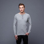 Super Soft Henley // Light Grey (S)
