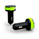 Stage-Trio Car Charger with Built-in Lightning Cable