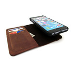 Leather Sport Wallet Case // iPhone 6 (Brown)
