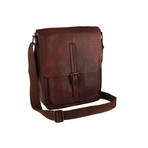 Bourne Vintage Leather Despatch Bag // Treacle