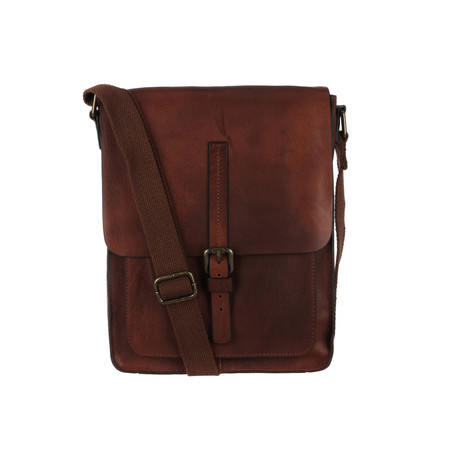 Bourne Vintage Leather Despatch Bag // Treacle