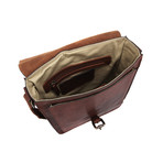 Bourne Vintage Leather Despatch Bag // Treacle