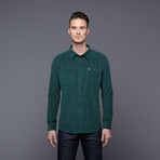 The Garrett Corduroy Button Up // Ivy (L)