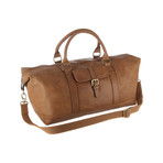 Starboard Vintage Leather Holdall // Butterscotch