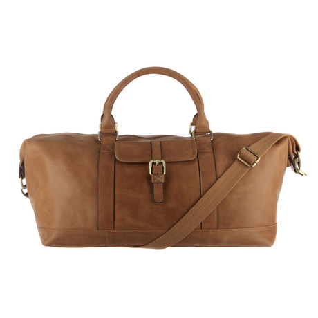 Starboard Vintage Leather Holdall // Butterscotch