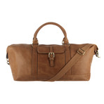 Starboard Vintage Leather Holdall // Butterscotch