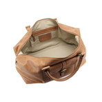 Starboard Vintage Leather Holdall // Butterscotch