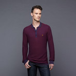 The Westbourne Cotton Knit Sweater // Granata (S)