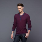 The Westbourne Cotton Knit Sweater // Granata (S)