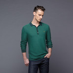 The Westbourne Cotton Knit Sweater // Ivy (S)