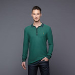 The Westbourne Cotton Knit Sweater // Ivy (S)