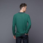 The Westbourne Cotton Knit Sweater // Ivy (S)