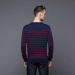 The Jefferson Crew Neck Sweater // Red Chilli (S)