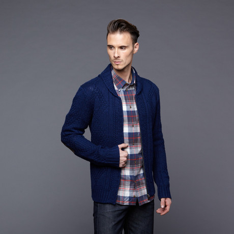 The Aspinall Zip-Up // Midnight (S)