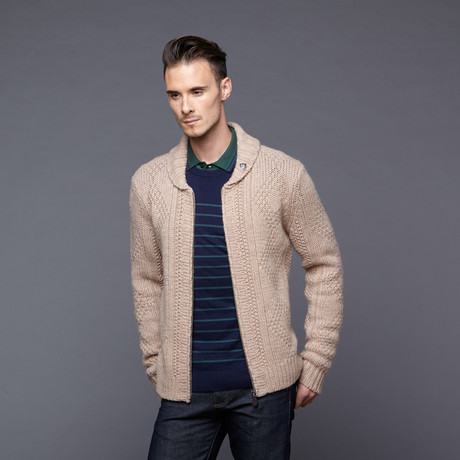 The Aspinall Zip-Up // Oatmeal (S)