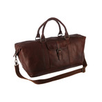 Starboard Vintage Leather Holdall // Treacle