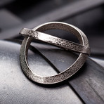 Bottle Opening Ring // Nickel Steel (Size 6)