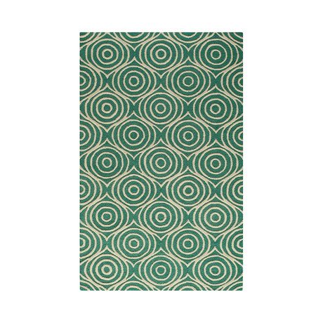 Portsmouth Rug // Teal (2'-0" x 3'-0")