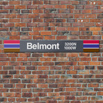Belmont // Red + Brown + Purple