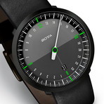 UNO24 NEO BE Leather 20 // Black + Green (S: 155mm-185mm)