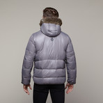 Psyberia // Pinnacle Down Winter Jacket // Charcoal  (S)