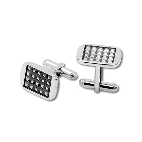Sterling Silver + Oxidation Cufflinks