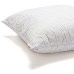 Vein Pillow Cover // White (24''L x 12''H)