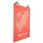 Boston (White on Navy)