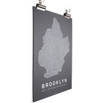 Brooklyn (White on Navy)