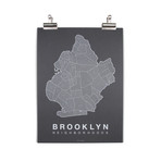 Brooklyn (White on Navy)