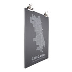 Chicago (White on Navy)