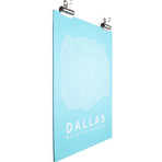 Dallas (White on Navy)