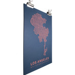 Los Angeles (White on Navy)