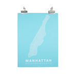 Manhattan (White on Navy)