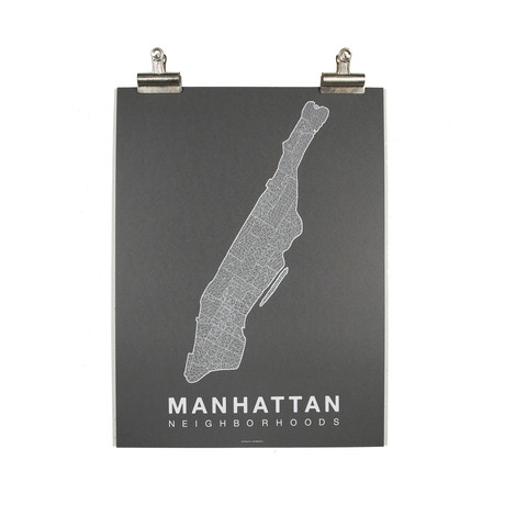 Manhattan (White on Navy)