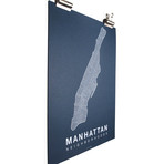 Manhattan (White on Navy)