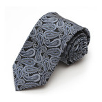 Paisley Silk Tie // Black