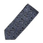 Paisley Silk Tie // Black