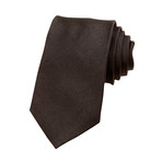 Silk Tie // Textured Black