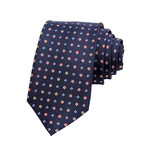 Silk Tie // Navy Floral Neat