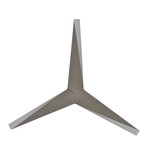 Eliza // Three Bladed Paddle Fan (Brushed Nickel)