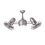 Dagny // Ceiling Fan + Light Kit // Brushed Nickel Base (Brushed Nickel Blades)